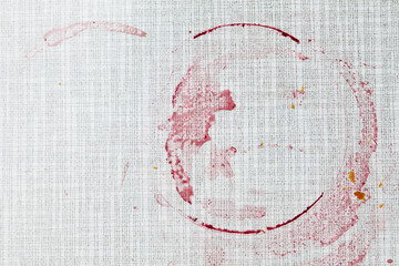 Obraz premium wine stains on the wood background