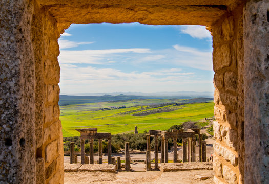 A ruined ancient city in Tunisia