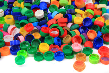 plastic pet caps texture