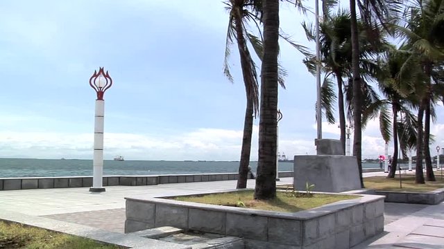 Roxas Boulevard and the High Rising Buildings of Malate, Manila, Philippines