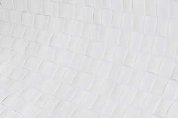 Weisser Hintergrund / Abstrakter weisser Hintergrund mit Textur und geringer Tiefenschaerfe.