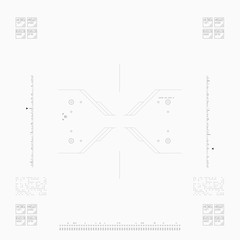 Futuristic graphic user interface.