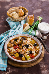 Soup with vegetables