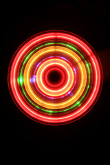 background of colorful rings