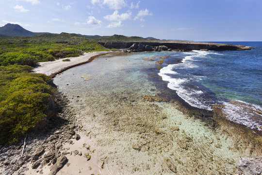 Coastline of Curacao