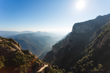 The Montserrat mountains