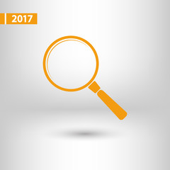 Search  icon, vector illustration. Flat design style