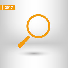 Search  icon, vector illustration. Flat design style