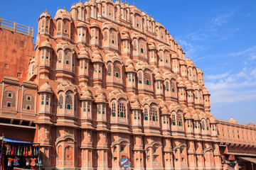 Obraz premium Hawa Mahal or Palace of the Winds, Jaipur.