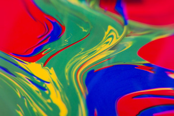 Colorful tempera