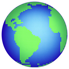 Globe pixel icon