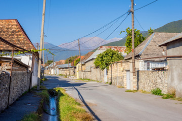 Fototapeta na wymiar Streets of Sheki, Azerbaijan