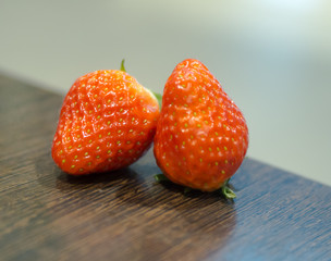 Strawberry is an eaten fruit around the world.