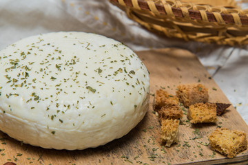 Traditional Russian Adygei cheese