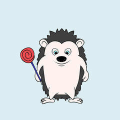 Vector baby hendehoh. Cartoon illustration