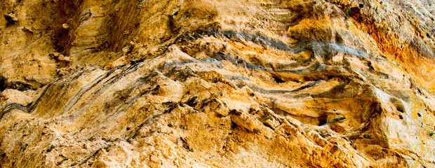 A cave on the mountains in Tunisia
