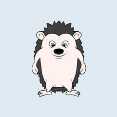 Vector baby hendehoh. Cartoon illustration