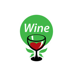 vector wine logo