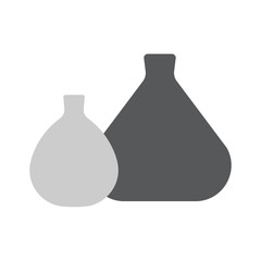 Test tubs line icon for web, mobile and infographics