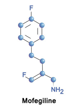 Mofegiline is a selective, irreversible inhibitor of monoamine oxidase B and semicarbazide-sensitive amine oxidase, which used for the treatment of Parkinson disease and Alzheimer disease