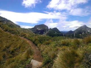 Trail leading up to the top of San Sebastian.