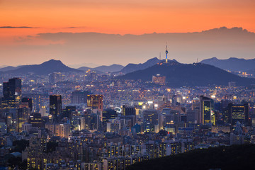 Seoul City, South Korea.