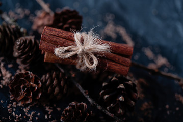 Bunch of cinnamon sticks