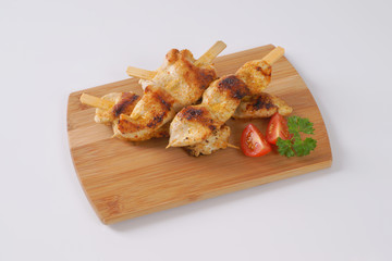 grilled chicken skewers