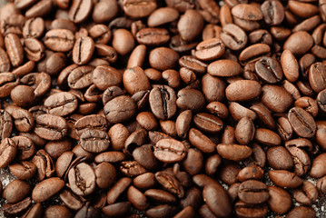 Coffee beans background