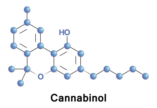 Cannabinol is a weak psychoactive cannabinoid. Pharmacologically relevant quantities are formed as a metabolite of tetrahydrocannabinol 