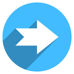 Arrow Sign Circle Icon