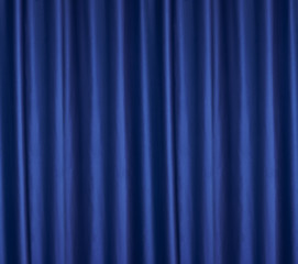 background with dark blue curtain