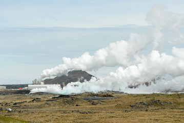 Geothermalkraftwerk auf Island
