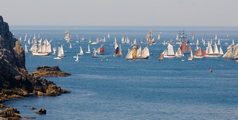parade bateau pointe de pen-hir france