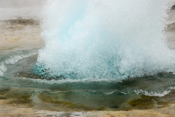 Der Strokkur - Geysire auf Island