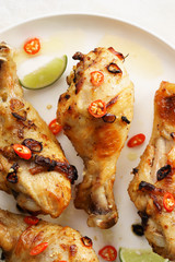 Grilled chicken wings