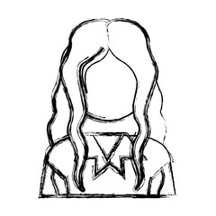 contour people face icon image, vector illustration design