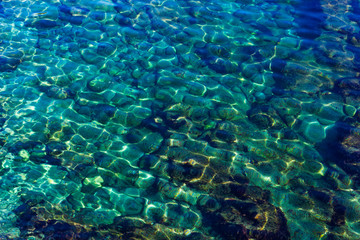 Water ocean background. Blue Water Texture Pattern