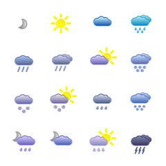 Fototapeta premium weather icons