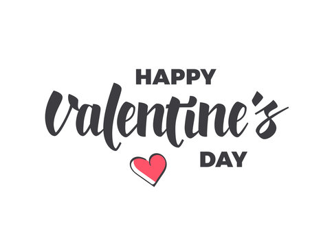 Happy Valentine's Day Lettering