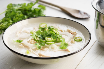 rice soup with chicken