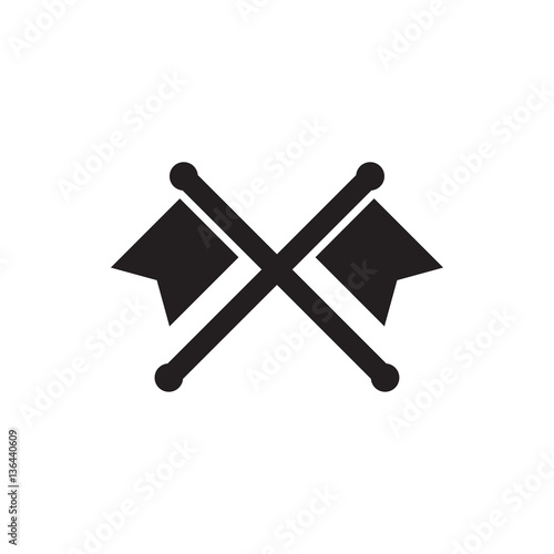 "crossed flags icon." Stock image and royalty-free vector files on
