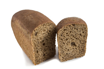 sliced brown bread brick