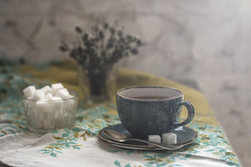 hot cup of tea
