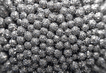 Silver glitter background