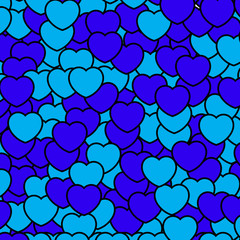 Fototapeta na wymiar Hearts shapes for Saint Valentine's day, high definition backdrop