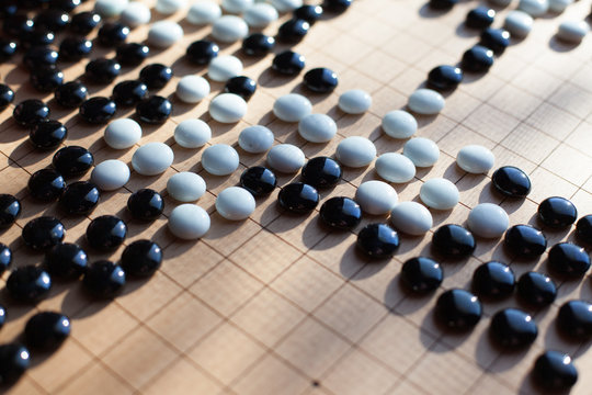 Abstract Strategy Board Game  Go
