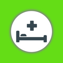 Hospital icon vector