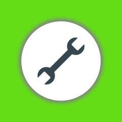 Bolt key icon vector