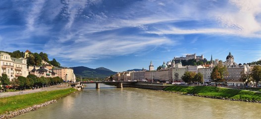 panoramic view of Salzburg